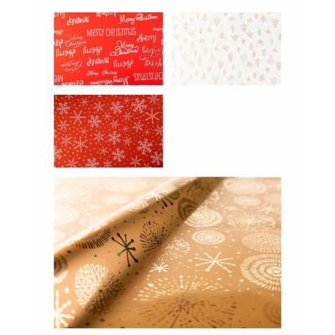 Busta in ppl Italpak - conf. 100 pz fantasie natalizie assortite 35x50 cm - X461063355017